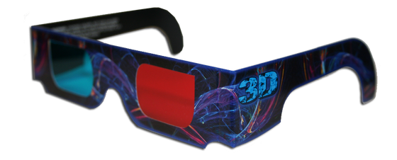 "Electric" Anaglyph Glasses