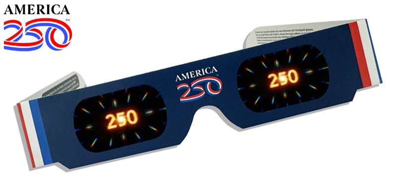 American Eyes- "250" 3D Glasses