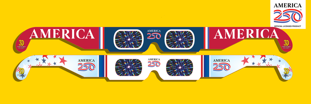 250th Anniversary 3D Fireworks Glasses