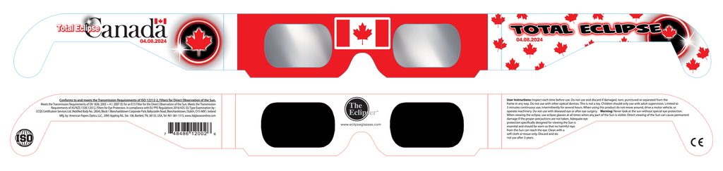 OH CANADA! Eclipse Glasses