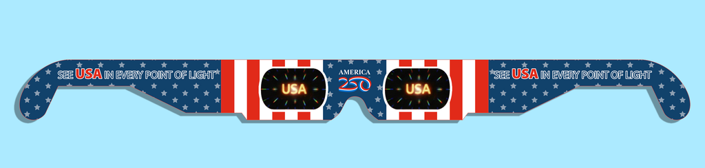 American Eyes- "USA" 3D Glasses