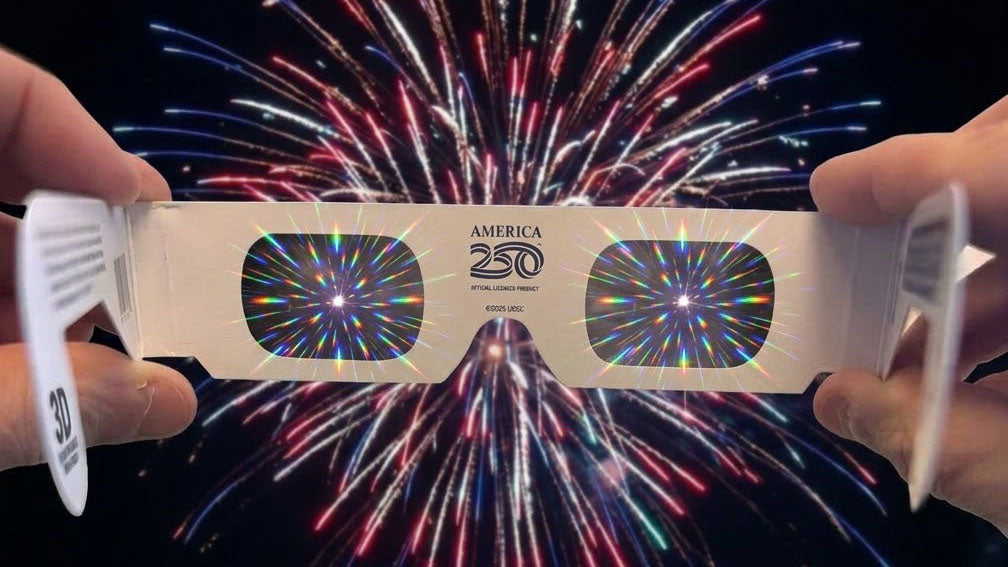 Freedom & Fireworks 3D Glasses