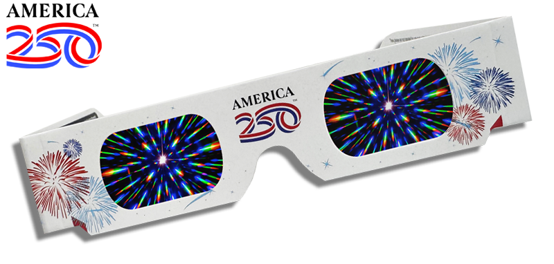 Freedom & Fireworks 3D Glasses