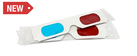 3D Anaglyph - White (Bagged)