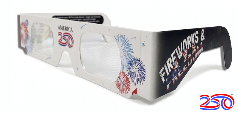 Freedom & Fireworks 3D Glasses