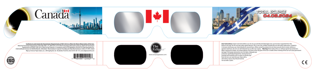 Canadian Eclipse Glasses