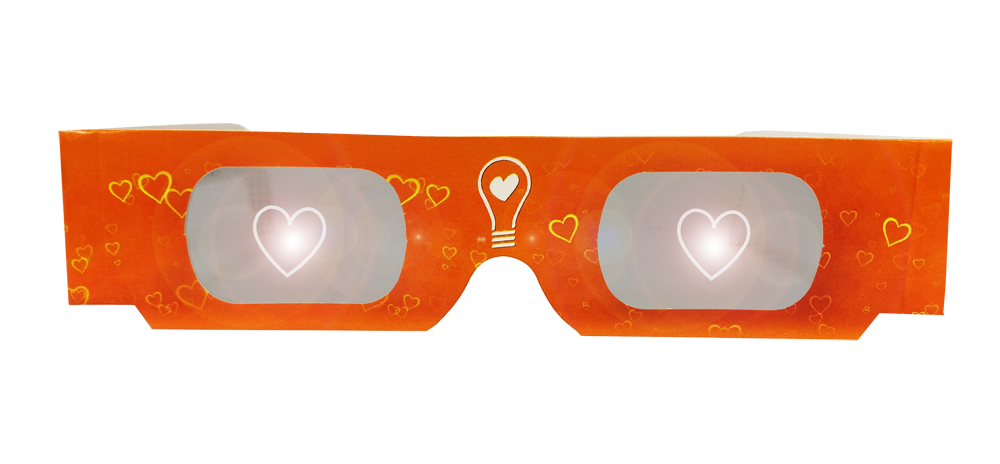 Love heart glasses sales