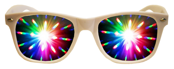 Clear Plastic Diffraction Glasses - American Paper Optics
